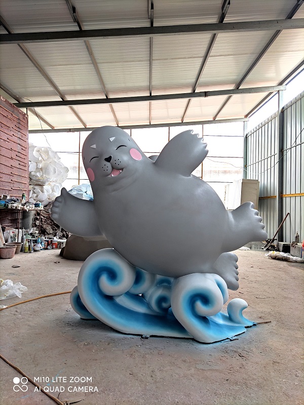 煙臺(tái)蓬萊長島形象大使  玻璃鋼雕塑